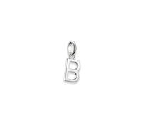 THOMAS SABO Abalorio con letra B de plata 925 - Elegante colgante de letra para collar y pulsera