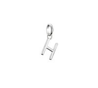 THOMAS SABO Abalorio con letra H, plata 925 reciclada - Iniciales joyas para pulsera y cadena - Diseño atemporal - Connect Charm