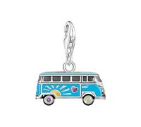 THOMAS SABO Colgante colorido de autobús hippie plata 925 reciclada, esmalte frío 2210-664-7