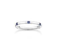 Thomas Sabo Anillo con piedras azules plata de ley 925 TR2396-699-32-50