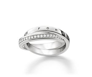 Thomas Sabo Anillo de declaración Mujer Plata esterlina circonita - TR2099-051-14-58