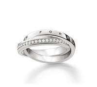 Thomas Sabo Anillo de mujer con plata de ley 925 - Tamaño 12