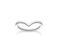 THOMAS SABO Anillo de mujer en forma de V, 52, Plata de ley, Sin piedra preciosa