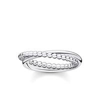 Thomas Sabo Anillo doble bolas plata plata de ley 925 TR2321-001-21-52
