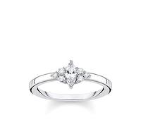 Thomas Sabo anillo vintage piedras blancas plata de ley 925 TR2325-051-14-56