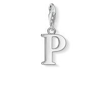 Thomas Sabo - Charm con Cierre para Mujer de Plata de Ley 925/1000, Letra P