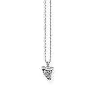 THOMAS SABO Cadena con colgante étnico de plata 925 con diamante (0,2 ct) blanco 0,1 cm - D_KE0014-356-21-L45v