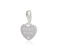 Thomas Sabo Charm Club Colgante charm para mujer con inscripción Best Mom, plata de ley 925, 0821-001-12