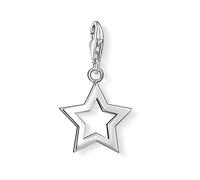 Thomas Sabo Charm Club Colgante charm para mujer en forma de estrella, plata de ley 925, 0857-001-12