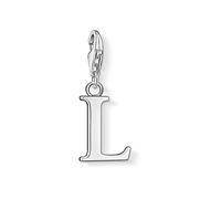 Thomas Sabo Charm Club Colgante charm para mujer en forma de letra L, plata de ley 925, 0186-001-12