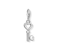 Thomas Sabo Charm Club Colgante charm para mujer en forma de llave con corazón, plata de ley 925, 0888-001-12