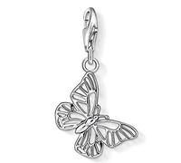 Thomas Sabo Charm Club Colgante charm para mujer en forma de mariposa, plata de ley 925, 1038-001-12