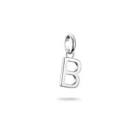 Thomas Sabo Charm Club Connect CC1208-001-21 - Colgante con letra B, plata 925 reciclada