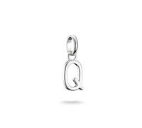Thomas Sabo Charm Club Connect CC1223-001-21 - Colgante de plata 925 reciclada, diseño de letra Q