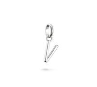 Thomas Sabo Charm Club Connect CC1228-001-21 - Colgante de plata 925 reciclada con letra V