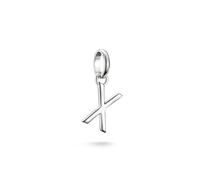 Thomas Sabo Charm Club Connect CC1230-001-21 - Colgante con letra X, plata 925 reciclada