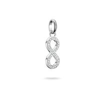 Thomas Sabo Charm Club Connect CC1284-051-14 - Colgante de plata 925 reciclada, diseño de símbolo de infinito con piedras