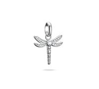 Thomas Sabo Charm Club Connect CC1285-051-14 - Colgante de libélula con piedras (plata 925 reciclada)