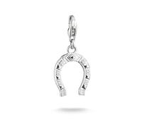 THOMAS SABO Charm Club Original Charm Colgante Horse & Luck Collection de plata de ley 925, talla única, Plata de ley, Mix