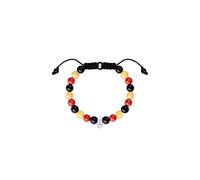 THOMAS SABO Charm Club X0260-962-7-L24v - Pulsera Multicolor de Plata de Ley 925 ennegrecida, Nailon, 24 cm
