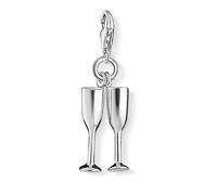 Thomas Sabo - Charm con Cierre para Mujer de Plata de Ley 925/1000