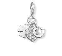 Thomas Sabo - Charm con Cierre para Mujer de Plata de Ley 925/1000 con Circónita