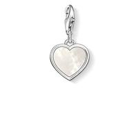 Thomas Sabo - Charm con Cierre para Mujer de Plata de Ley 925/1000 con Perla