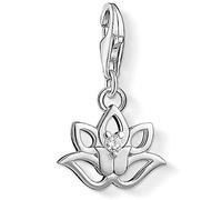 Thomas Sabo - Charm con Cierre para Mujer de Plata de Ley 925/1000 con Zirconia Cúbica