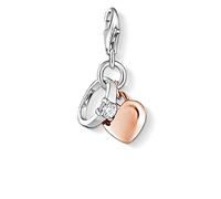 Thomas Sabo - Charm con Cierre para Mujer de Plata de Ley 925/1000 con Zirconia Cúbica