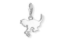 Thomas Sabo Colgante de gato para mujer, plata de ley 925, diamante blanco, DC0025-725-14