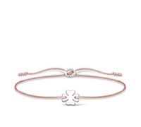 THOMAS SABO Pulsera de trébol de plata de ley 925, 13-20 cm de longitud