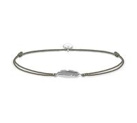 Thomas Sabo - Pulsera para Tobillo de Mujer, Plata de Ley 925, Gris