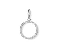 Thomas Sabo - Colgante Charm de Mujer "Círculo Charm Club", Plata de Ley 925, Plateado