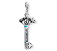 Thomas Sabo - Colgante Charm de Mujer "Llave del corazón Charm Club", Plata de Ley 925, Plateado
