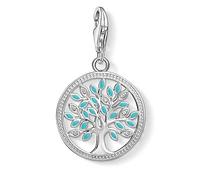 Thomas Sabo - Colgante con Motivos Inspirados en la Espiritualidad y Buena Fortuna, Abalorio de Árbol Del Amor
