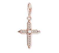 THOMAS SABO - Colgante de Cruz de Oro Rosa con Piedras Blancas - Accessories - Mujer - Rosa - ONE SIZE -