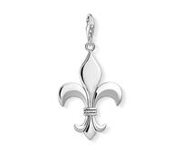 Thomas Sabo - Colgante de Mujer "Flor de LisCharm Club", Plata de Ley 925, Plateado