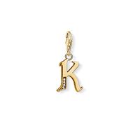 Thomas Sabo - Colgante de Mujer, Plata de Ley 925 con Circonitas Blancas, Dorado, 6 cm