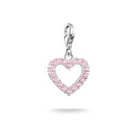 THOMAS SABO Colgante de plata de ley 925 rosa con forma de corazón 2241-051-9
