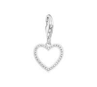 THOMAS SABO Colgante de plata reciclada con circonitas cúbicas, color blanco, Standard, Plata de ley, Circonita cúbica