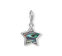 Thomas Sabo - Colgante Inspirado en Símbolos Celestiales, Abalorio de Estrella con Perla Radiant