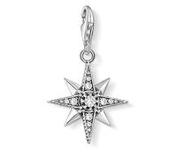 Thomas Sabo - Colgante Inspirado en Símbolos Celestiales, Abalorio Plateado de Estrella Royalty