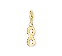 THOMAS SABO Colgante para mujer, diseño de la Torre Eiffel, corazón de París, plata de ley 925, 0904-415-12, talla única, Plata de ley 925, chapado en oro amarillo 750, no existe