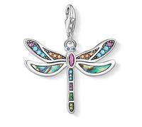 Thomas Sabo Charm Club Colgante charm para mujer en forma de libélula, plata de ley 925, 1757-964-7