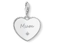Thomas Sabo - Colgantes Para Mamá, Colgante de Corazón Plateado para Mamá