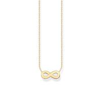 THOMAS SABO Collar con colgante infinito de plata chapada en oro KE2221-413-39, talla única, Plata esterlina, No es una piedra preciosa