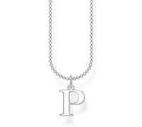THOMAS SABO Collar con letra P en plata de ley 925 KE2025-001-21