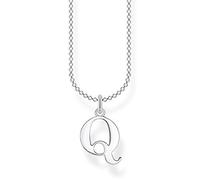 THOMAS SABO Collar con letra Q en plata de ley 925 KE2026-001-21