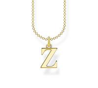 THOMAS SABO Collar con letra Z, plata chapada en oro, KE2035-413-39