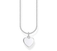 Thomas Sabo Collar Corazón Plata Plata de Ley 925 KE2048-001-21-L45V, 38-45 cm, Plata